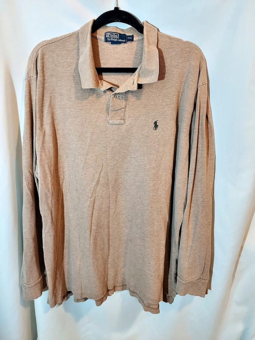 Polo by Ralph Lauren Men's Cotton Polo Shirt XXL Mocha Good